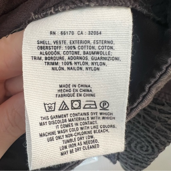 Anthropologie Hei Hei Utility Jacket with Lace Detail Small - Picture 5 of 8